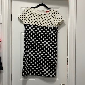 Sals fifth avenue polka dot shift dress